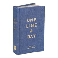 image Denim One Line A Day Memory Book Main Product Image
