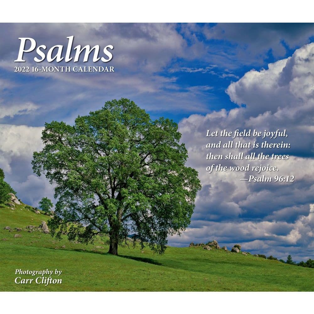 Psalms Deluxe 2022 Wall Calendar
