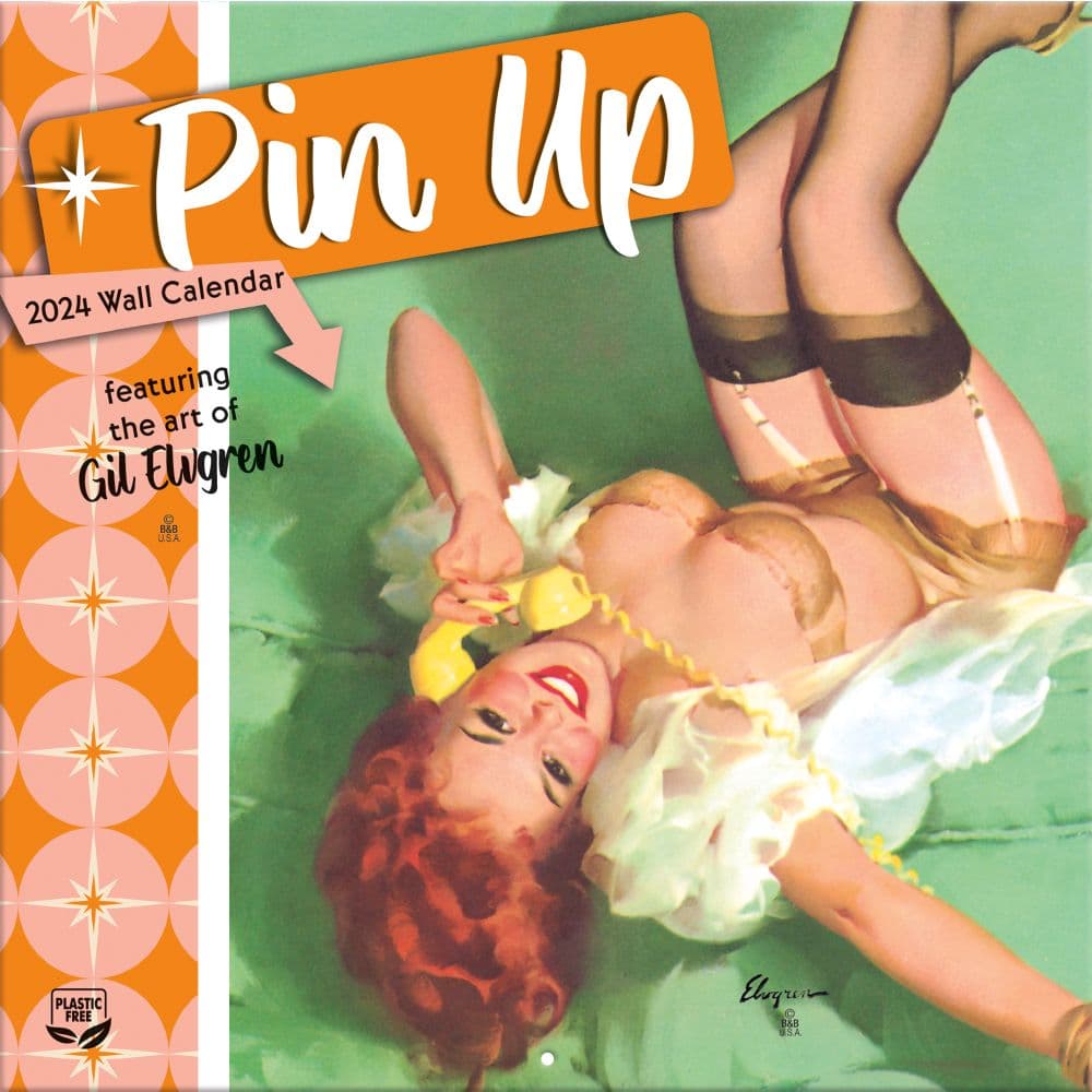 Pin Up 2024 Wall Calendar Main Product Image width=&quot;1000&quot; height=&quot;1000&quot;
