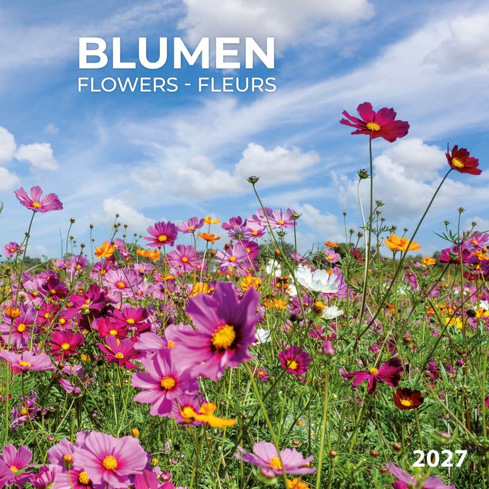 image Flowers 2027 Wall Calendar Main Product Image