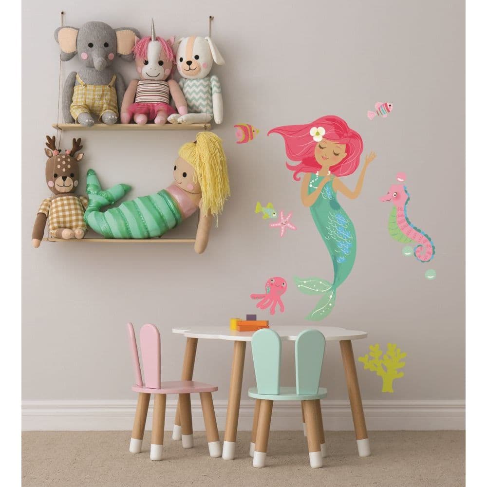 Mermaid Wall Decals Alternate Image 1