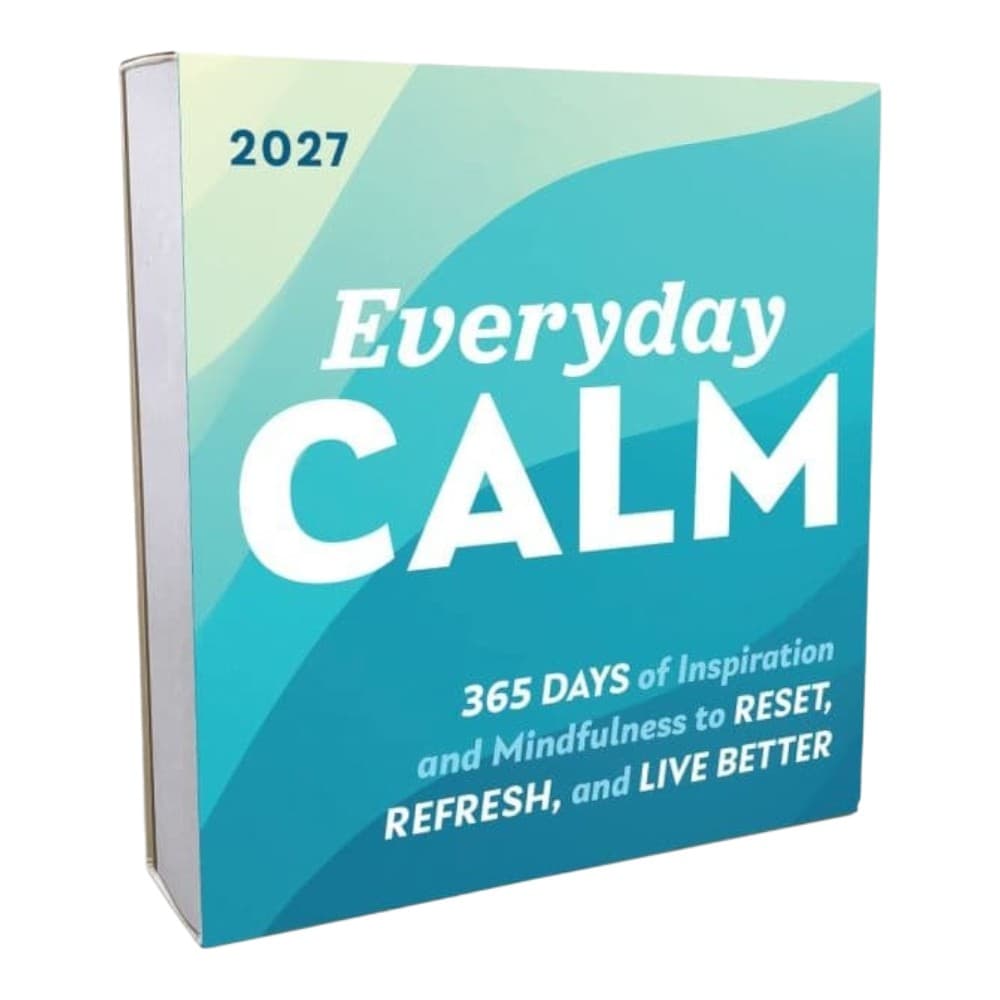 Everyday Calm 2027 Desk Calendar Main Product Image