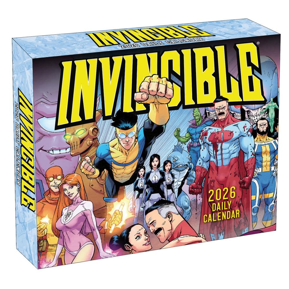 Invincible 2026 Desk Calendar Main Product Image