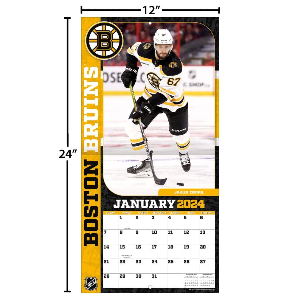 Boston Bruins 2024 Wall Calendar