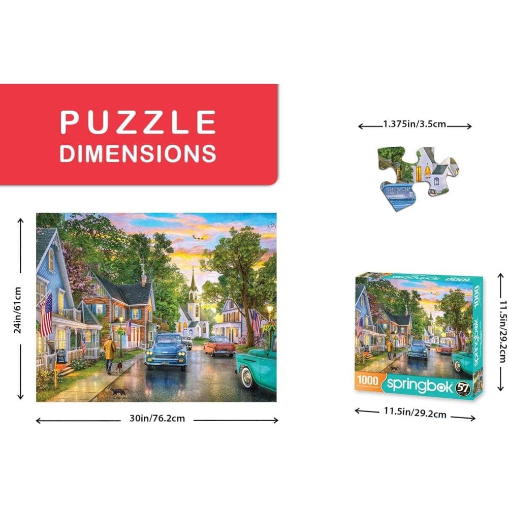 Blissful Borough 1000 Piece Puzzle Second Alternate Image