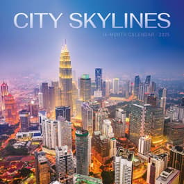 City Skylines 2025 Wall Calendar