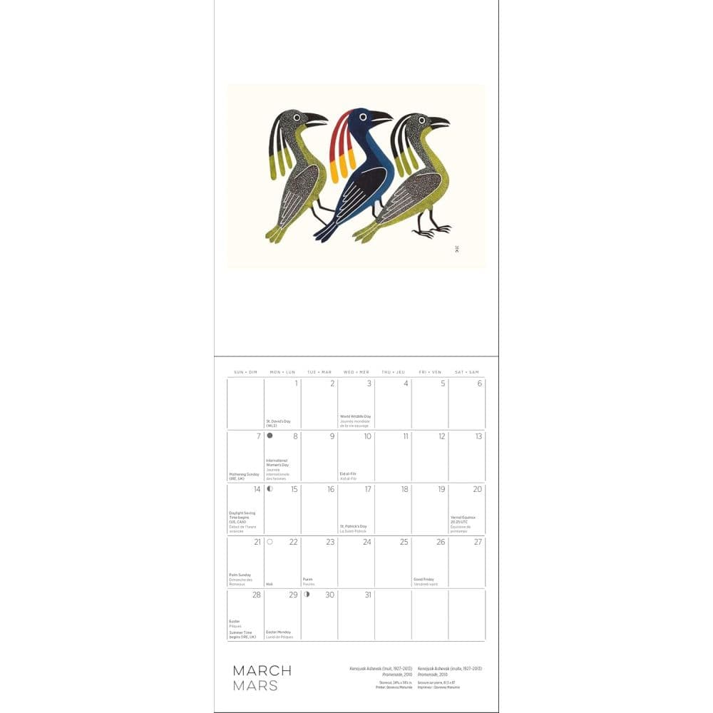 Inuit Art 2027 Mini Wall Calendar Second Alternate Image
