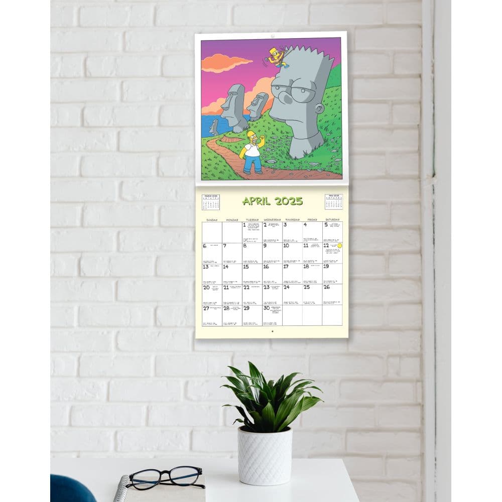 Simpsons 2025 Wall Calendar Sixth Alternate Image width=&quot;1000&quot; height=&quot;1000&quot;