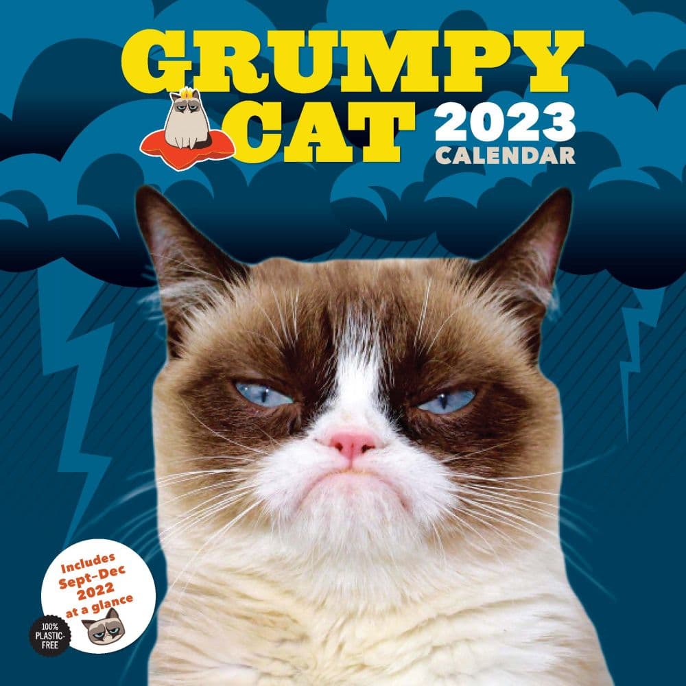 Chronicle Books Grumpy Cat 2023 Wall Calendar