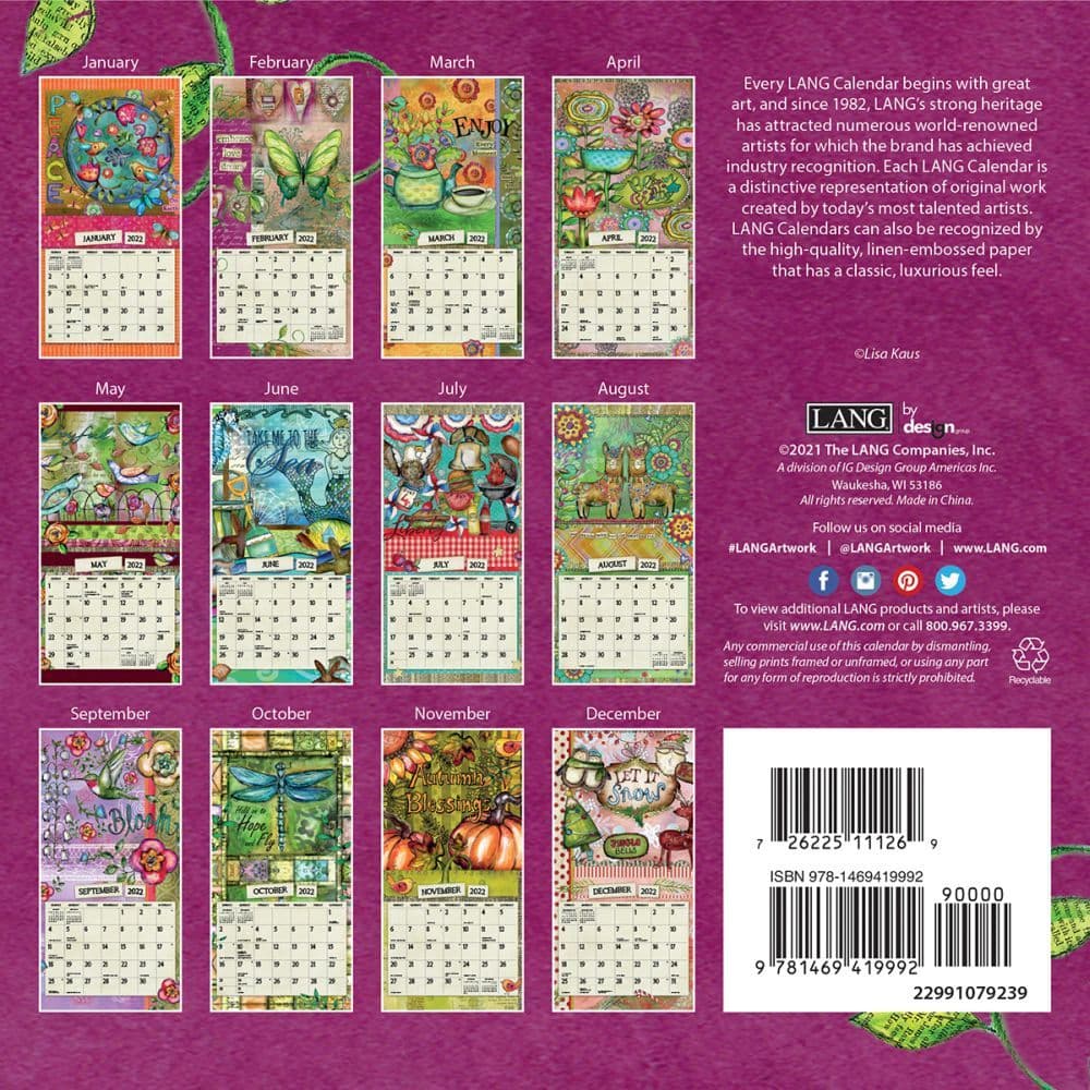 Color My World 2022 Mini Wall Calendar - Calendars.com