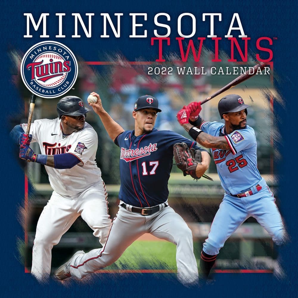 Mlb Minnesota Twins 2022 Wall Calendar Calendars Com