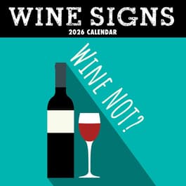 Wine Signs 2026 Wall Calendar