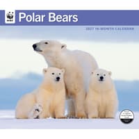 image WWF Polar Bears 2027 Wall Calendar Main Image