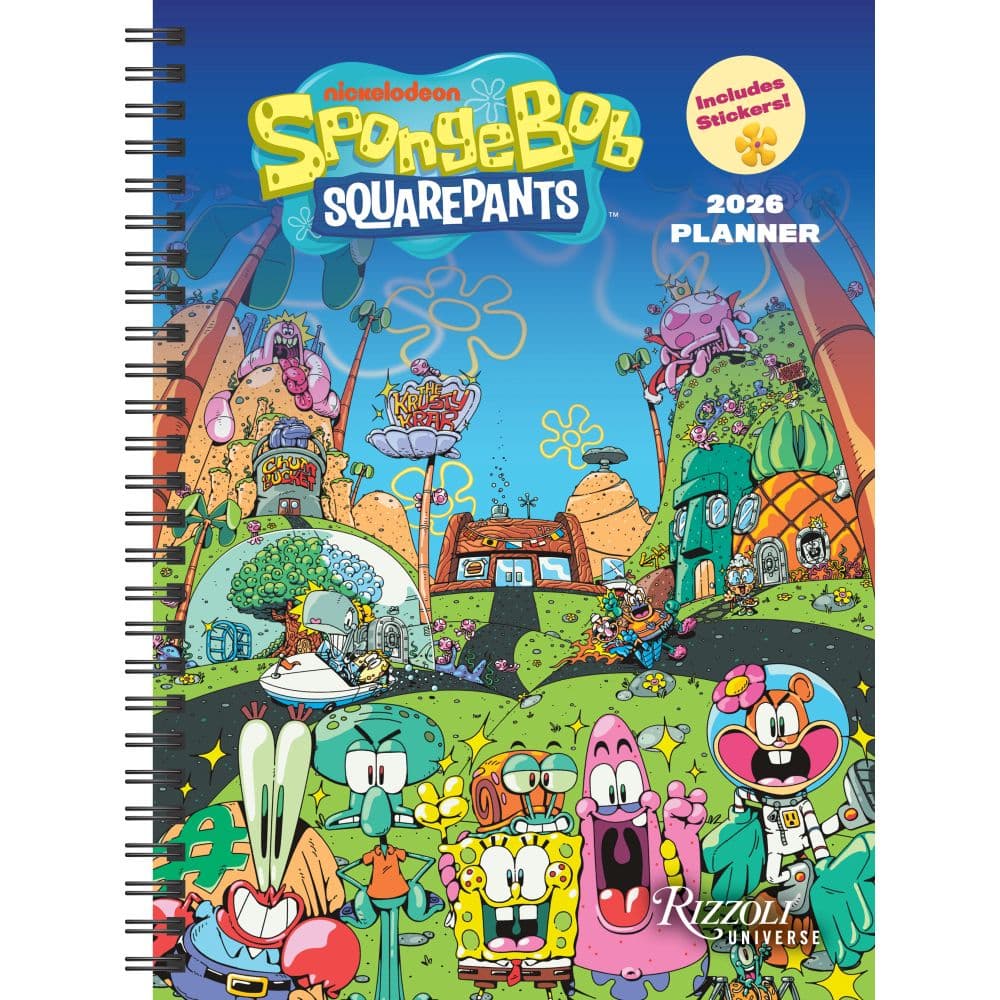 Spongebob Squarepants 2026 Planner Main Image