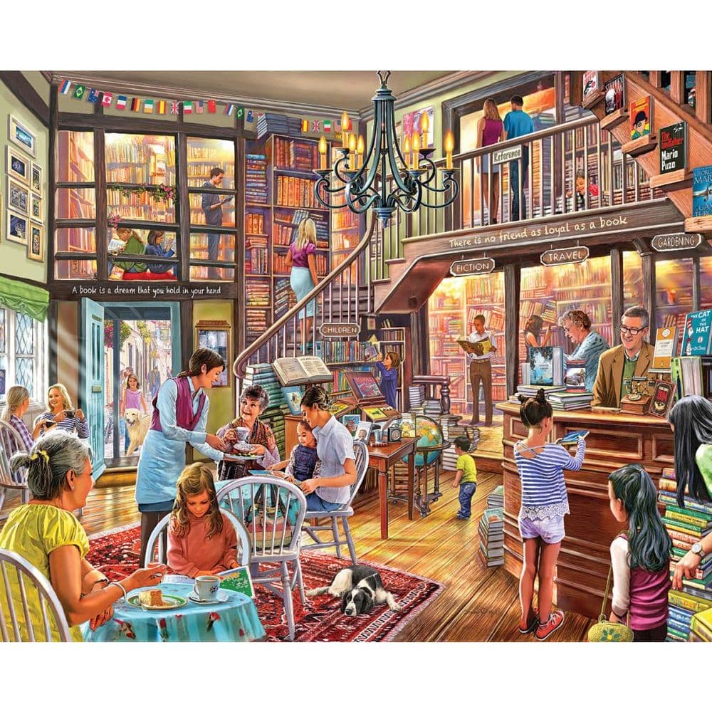 Local Bookstore 1000 Piece Puzzle Main Image
