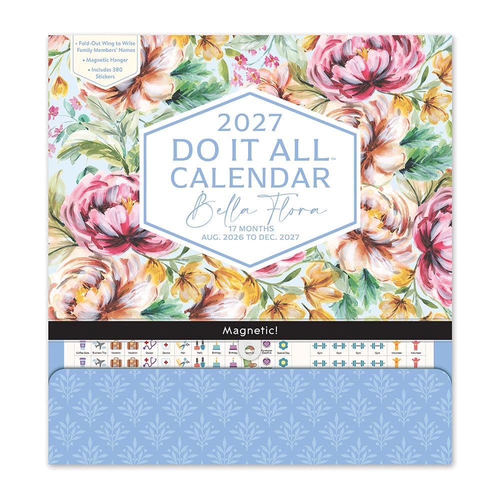 Bella Flora 2027 Do It All Wall Calendar Main Product Image