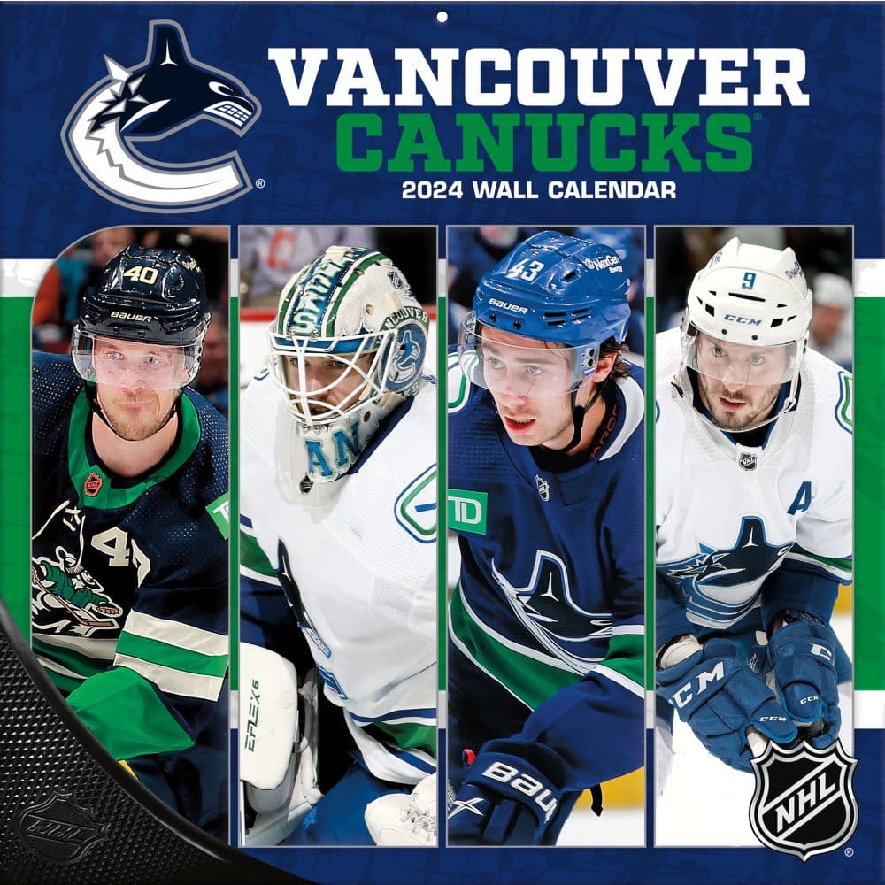 NHL Vancouver Canucks 2025 Wall Calendar