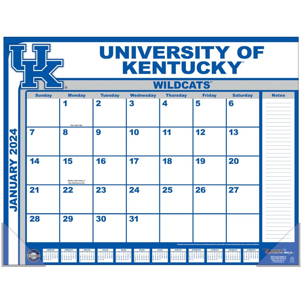 Kentucky Wildcats 2024 Desk Pad First Alternate Image width=&quot;1000&quot; height=&quot;1000&quot;