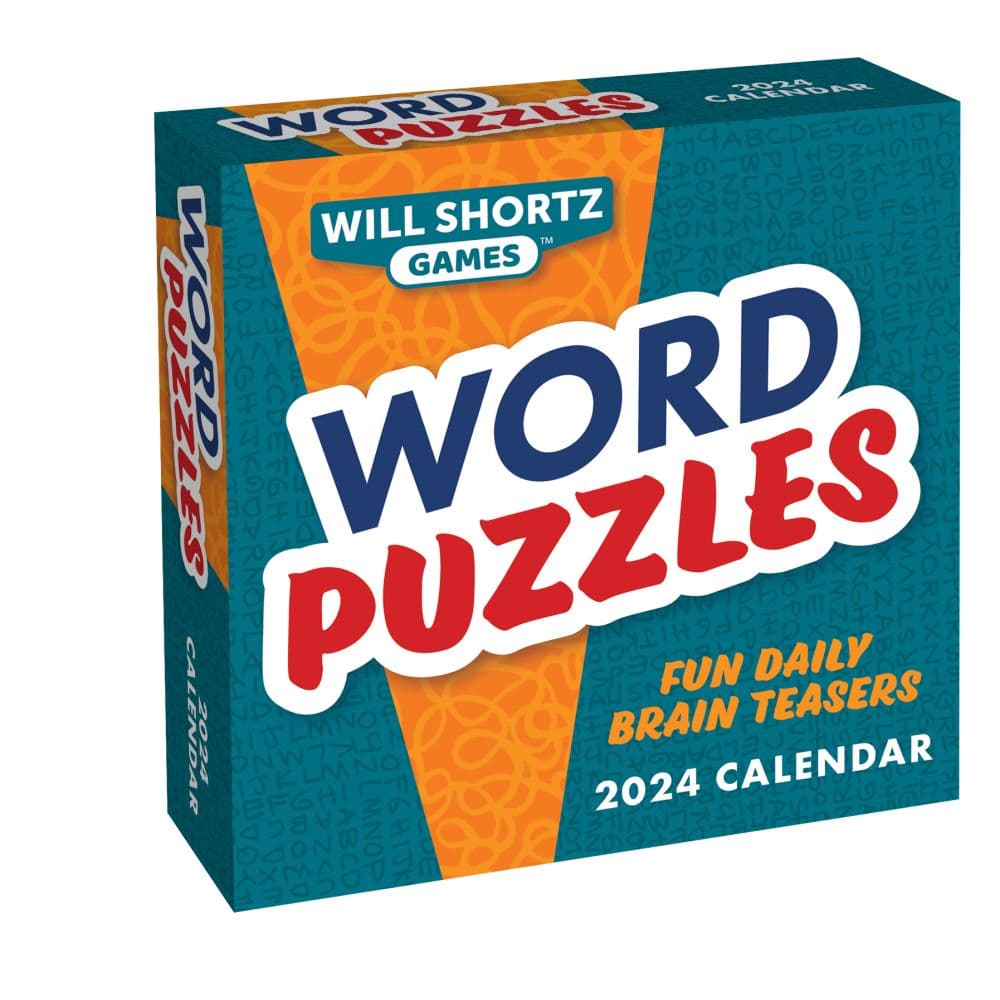 Will Shortz Games Brain Twisters 2025 Desk Calendar