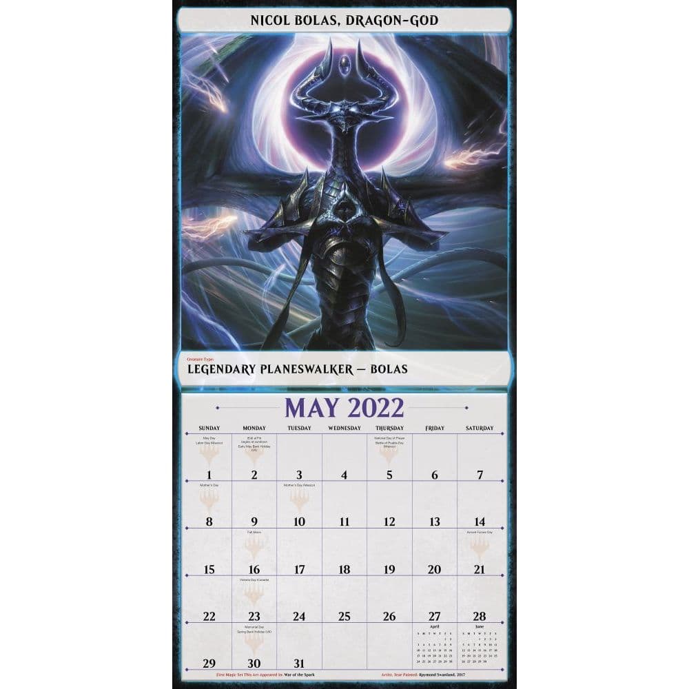 Magic Gp Schedule 2022 Magic The Gathering 2022 Wall Calendar - Calendars.com