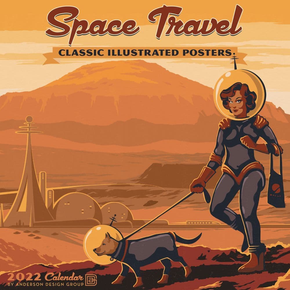 Space Travel 2022 Wall Calendar