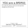 image You Are a Badass 2025 Desk Calendar Alt4