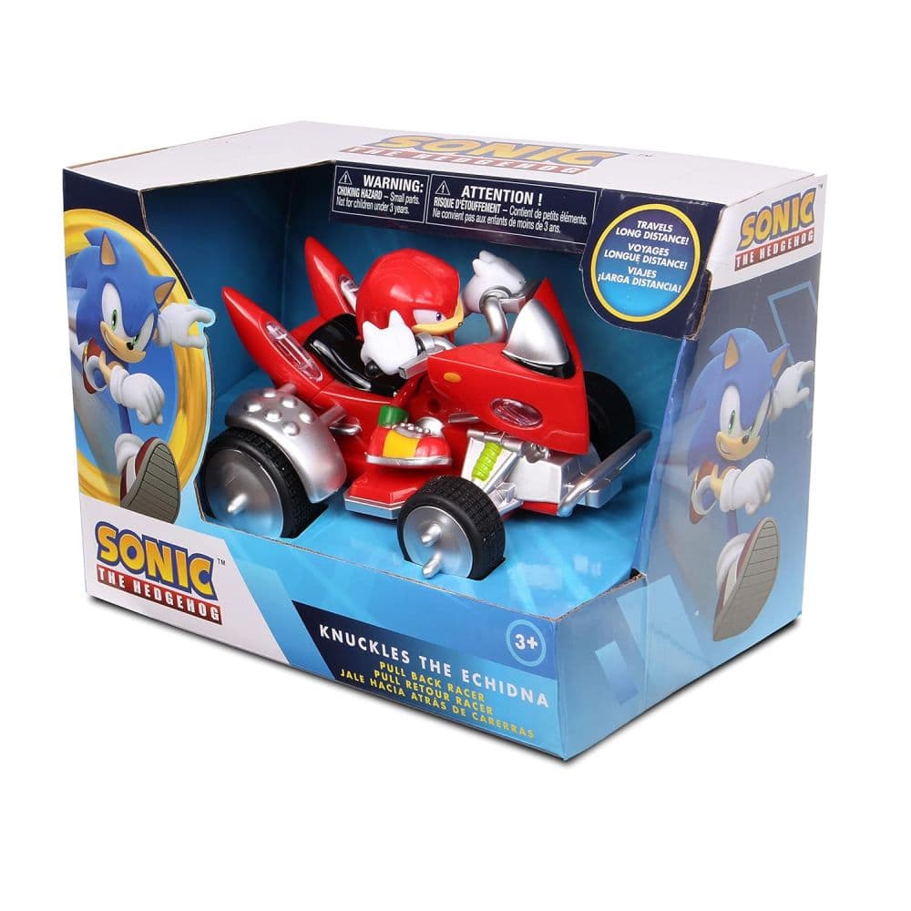 Sonic &amp; Sega All-Stars Racing Knuckles Pull Back Racecar Third Alternate Image