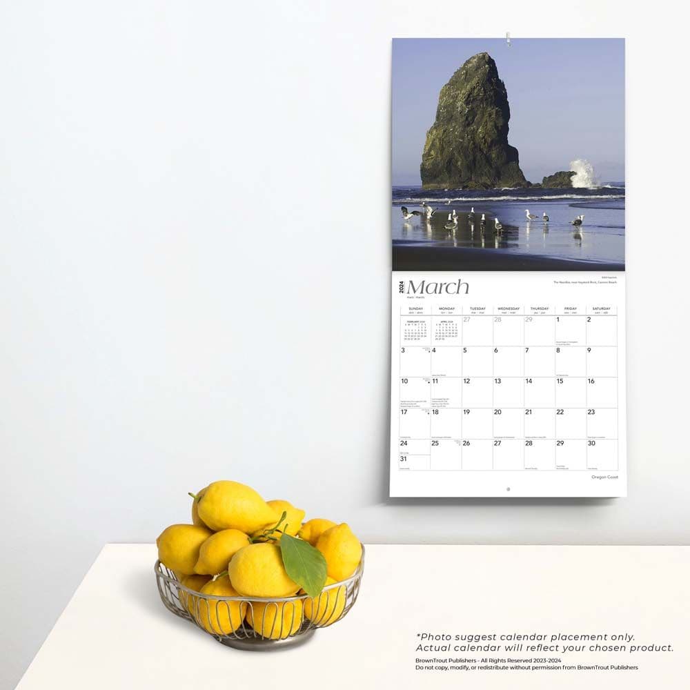 Oregon Coast 2024 Wall Calendar