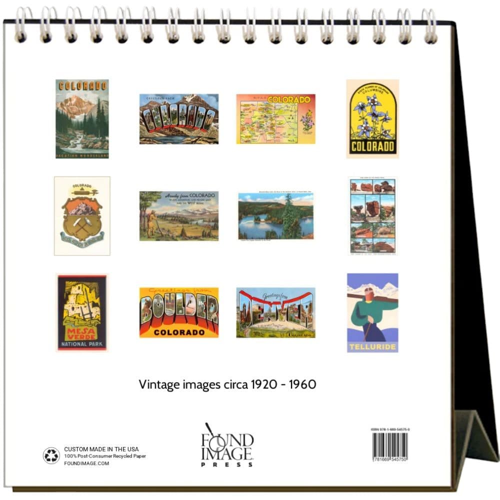 Colorado Nostalgic 2026 Easel Desk Calendar First Alternate Image