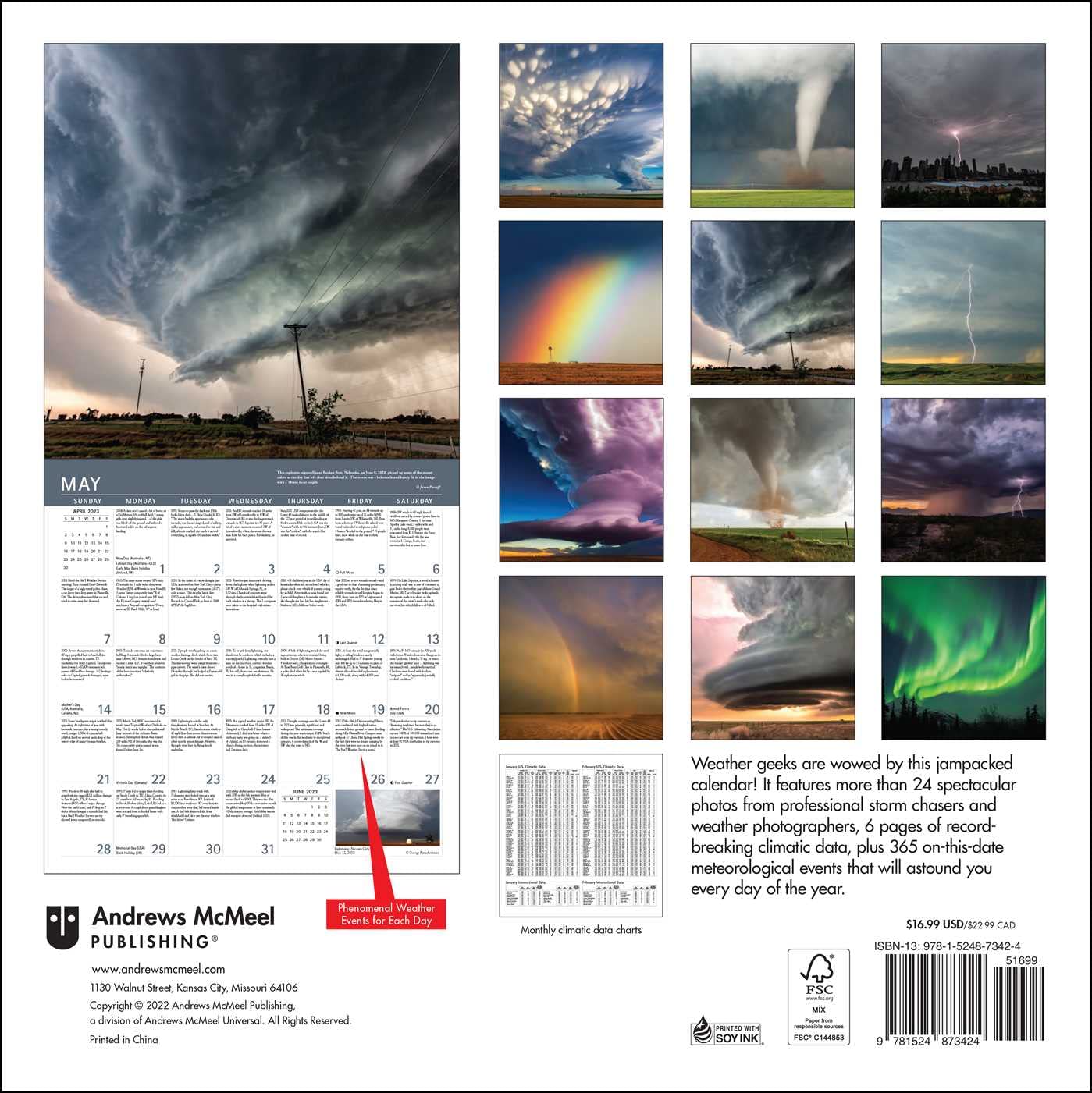 Weather Calendar 2023 Weather Guide 2023 Wall Calendar - Calendars.com