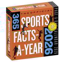 image Sports 365 Facts 2026 Desk Calendar  Main Image