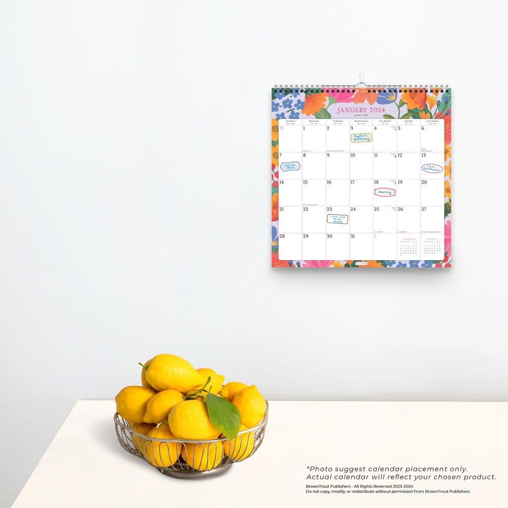 Bonnie Marcus Office Spiral 2024 Wall Calendar Second Alternate Image width=&quot;1000&quot; height=&quot;1000&quot;