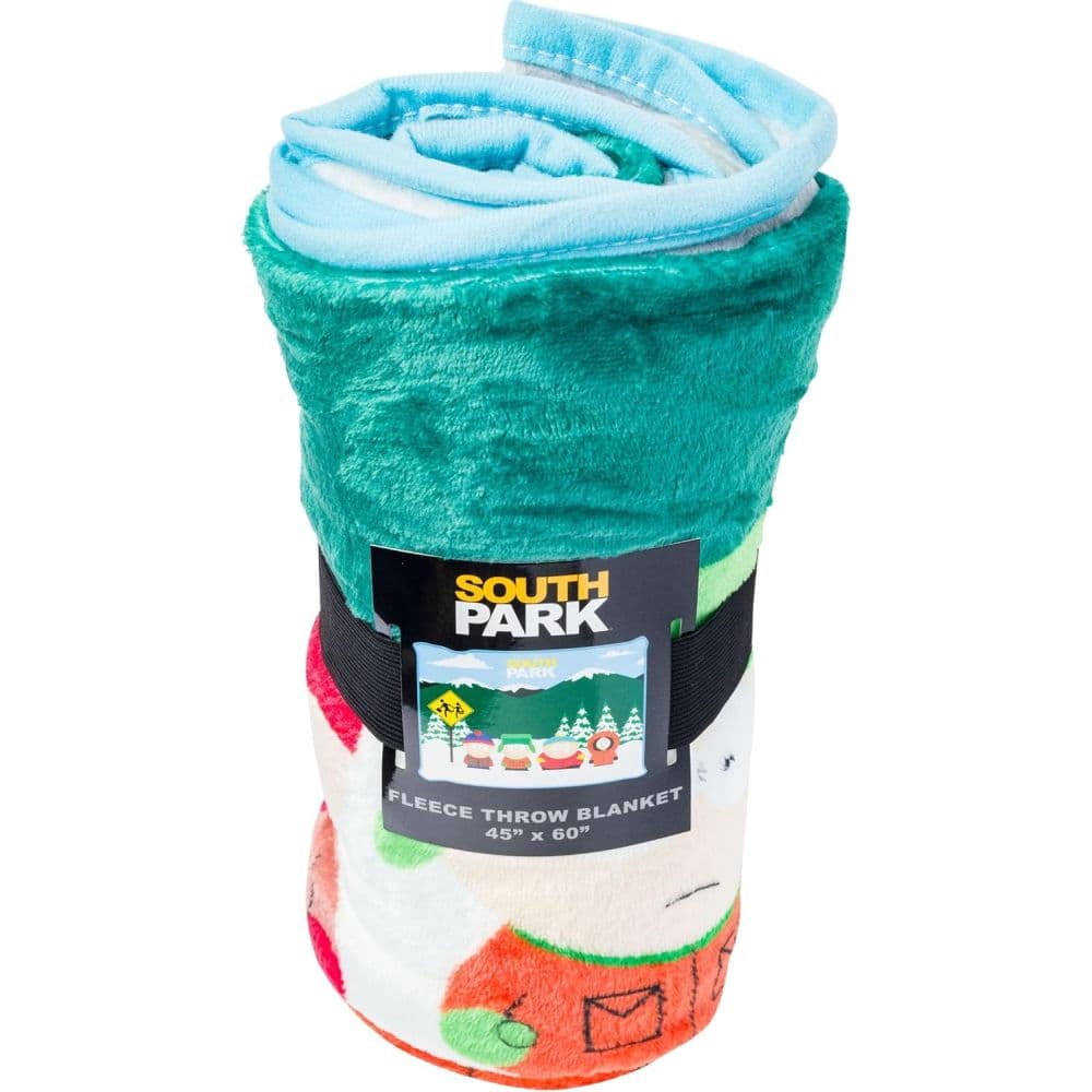 South Park Bus Stop Fleece Throw Fourth Alternate Image