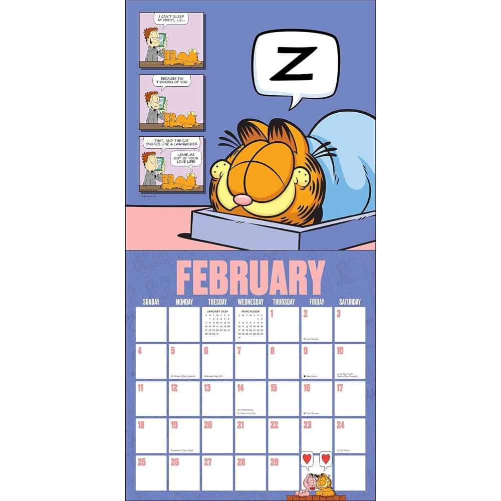 Garfield 2025 Calendar