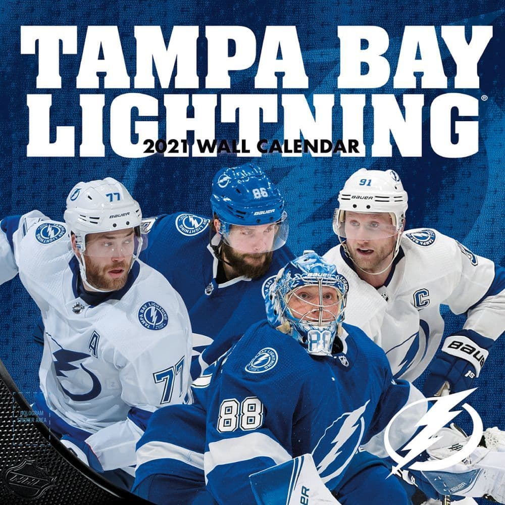 Tampa Bay Lightning 2021 calendars