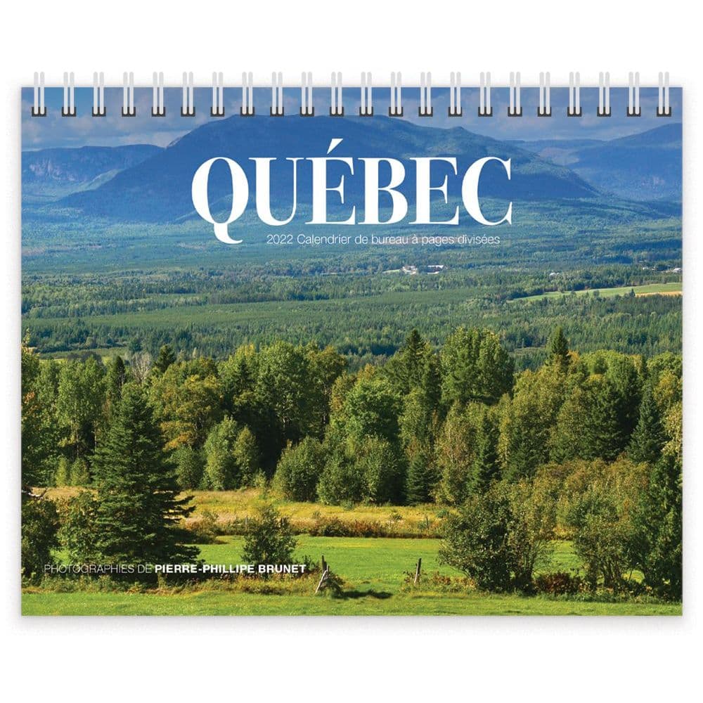 Quebec Double 2022 Easel Calendar (FRENCH)