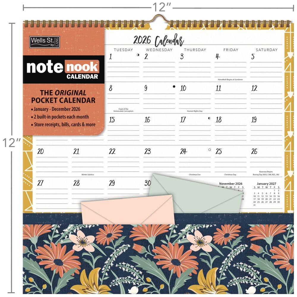 Flora and Fauna 2026 Note Nook_ALT4