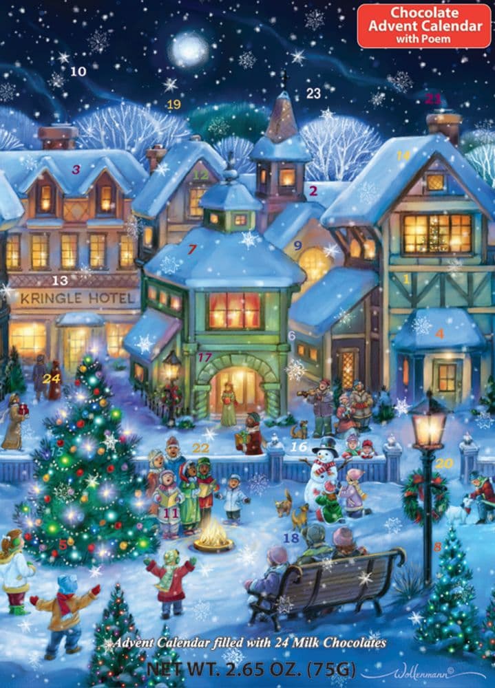 Holiday Village Chocolate Advent Calendar Main Image