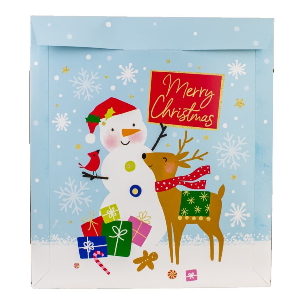 Snowman Merry Christmas Calendar Wrapper Second Alternate Image