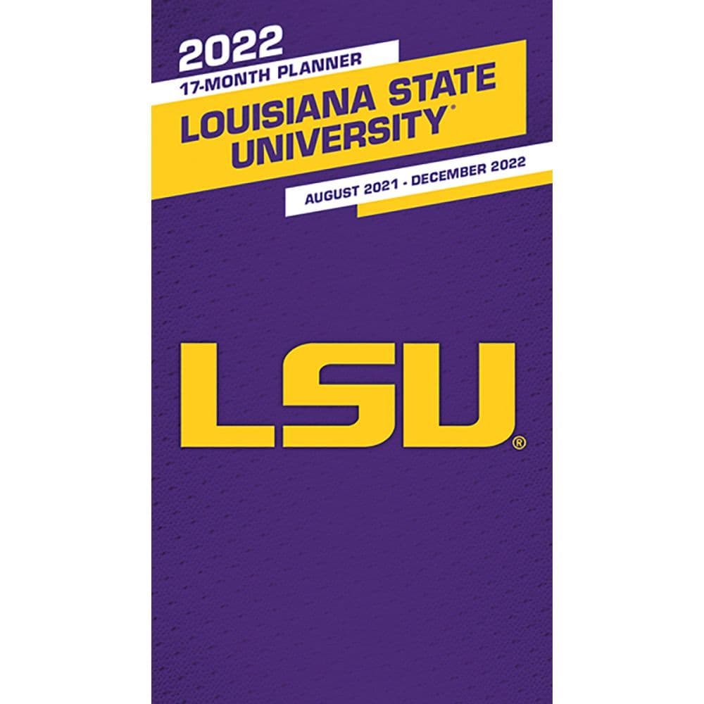 Lsu Holiday Schedule 2022 Lsu Tigers 2022 17-Month Pocket Planner - Calendars.com
