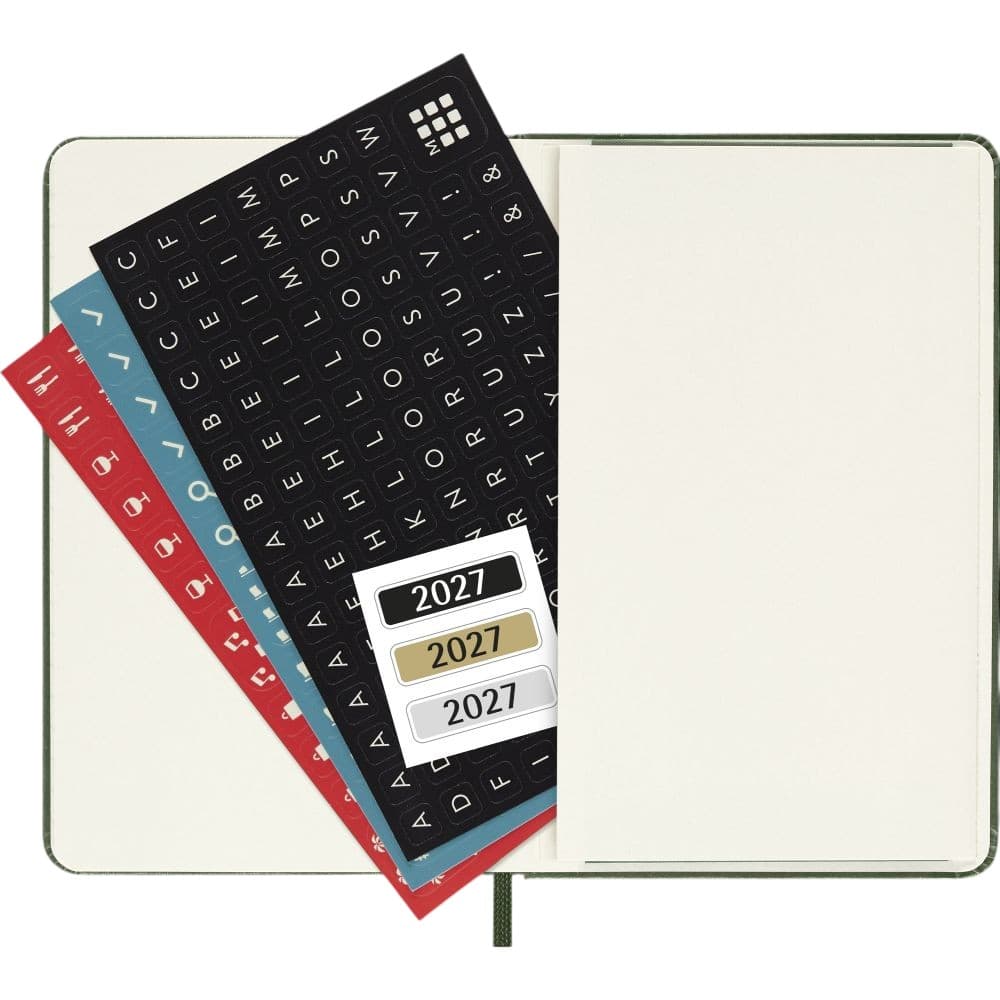 Moleskine Myrtle Green Pocket Hard Cover 2027 Weekly Planner Fifth Alternate Image