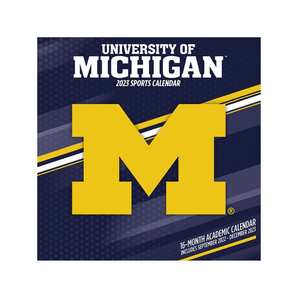 2023 Mini Wall Calendar COL Michigan Wolverines 2023 Mini Wall Calendar