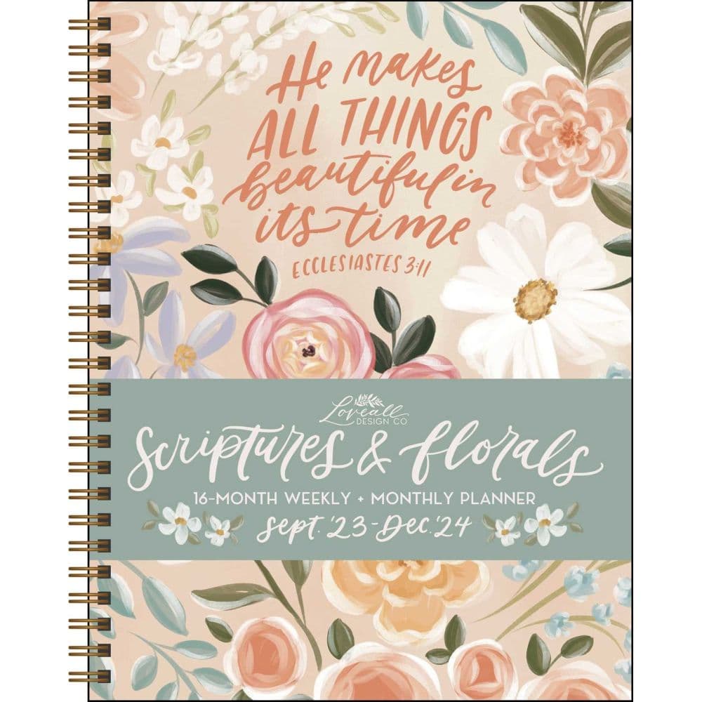 Scriptures and Florals 2024 Planner