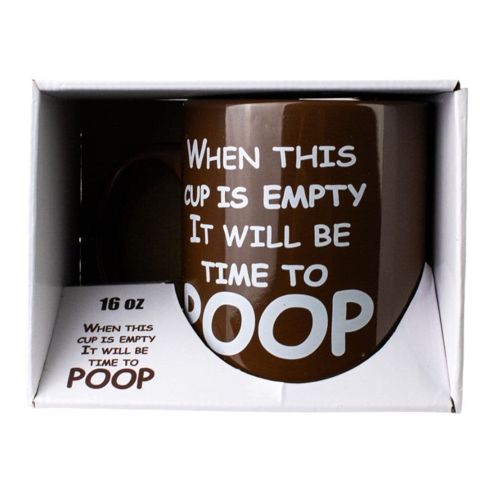 Time to Poop 16 Ounce Mug Third Alternate Image