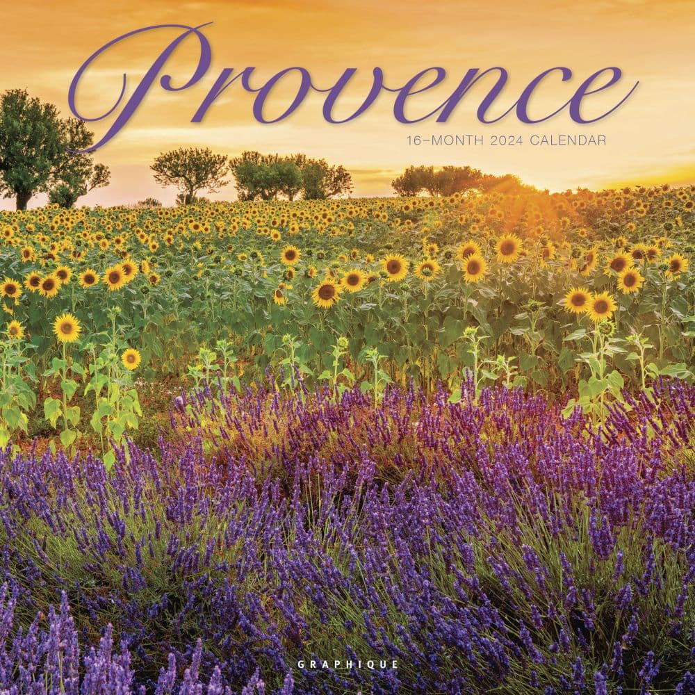 Provence 2024 Wall Calendar Main Product Image width=&quot;1000&quot; height=&quot;1000&quot;