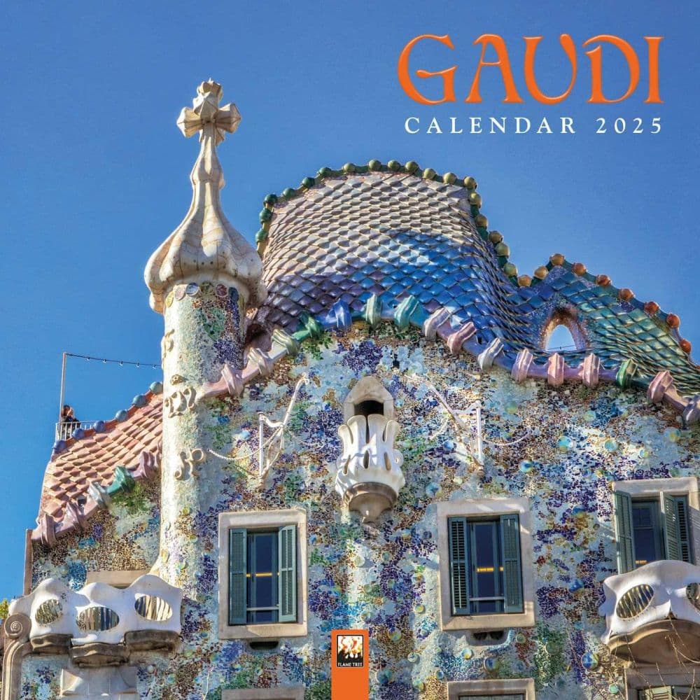 Gaudi 2025 Wall Calendar Main Image