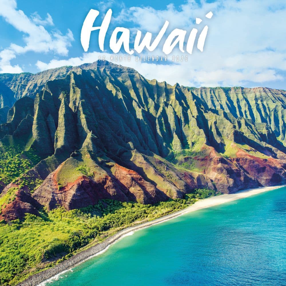 Hawaii 2026 Wall Calendar  Main Image