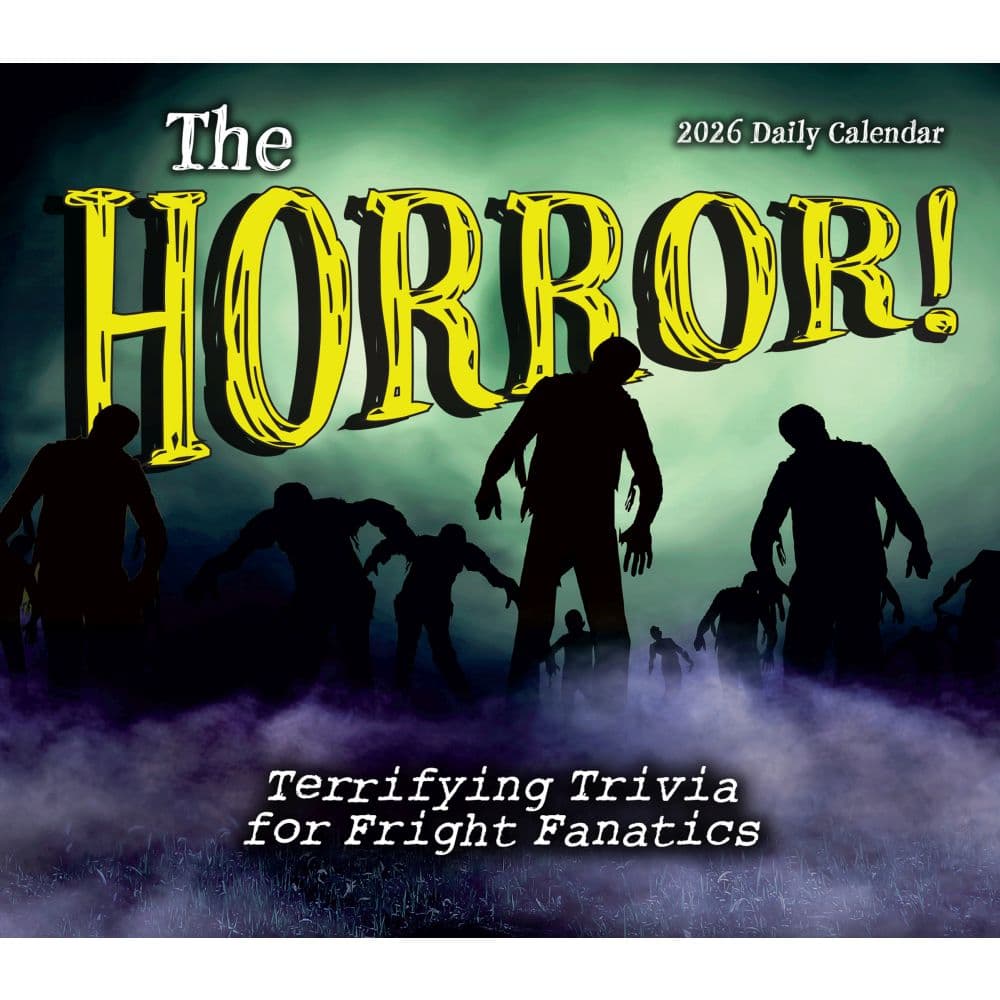 The Horror Terrifying Trivia for Fright Fanatics 2026 Desk Calendar Fourth Alternate Image