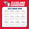 image MLB Cleveland Guardians 2027 Desk Calendar Fourth Alternate Image