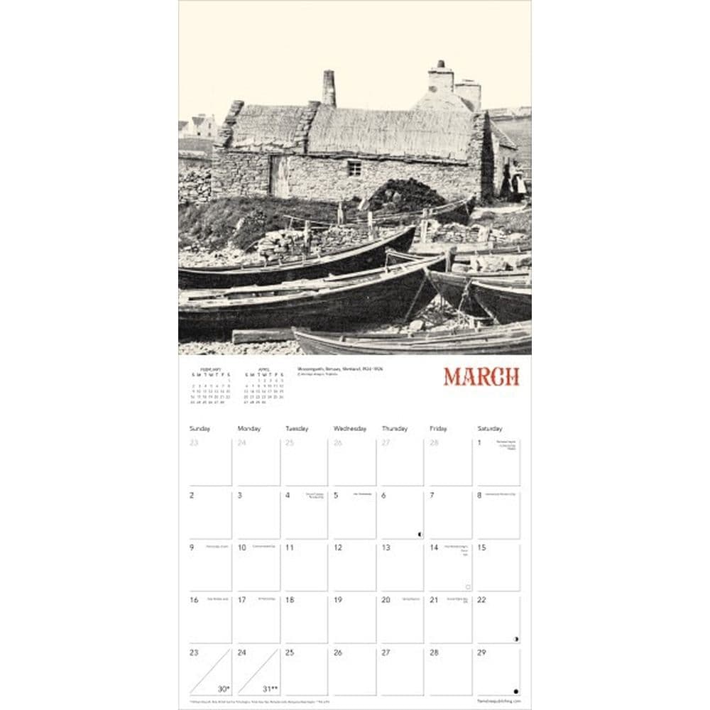 Scotland Heritage 2025 Wall Calendar Second Alternate Image